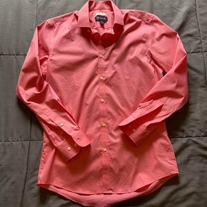Coral pink dress shirt